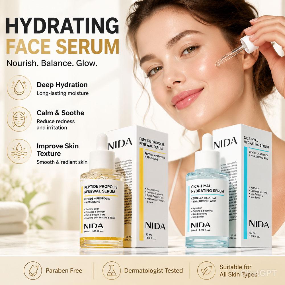 Ceramide Moisturizer - For NIDA Propolis Peptide Rejuvenation Facial