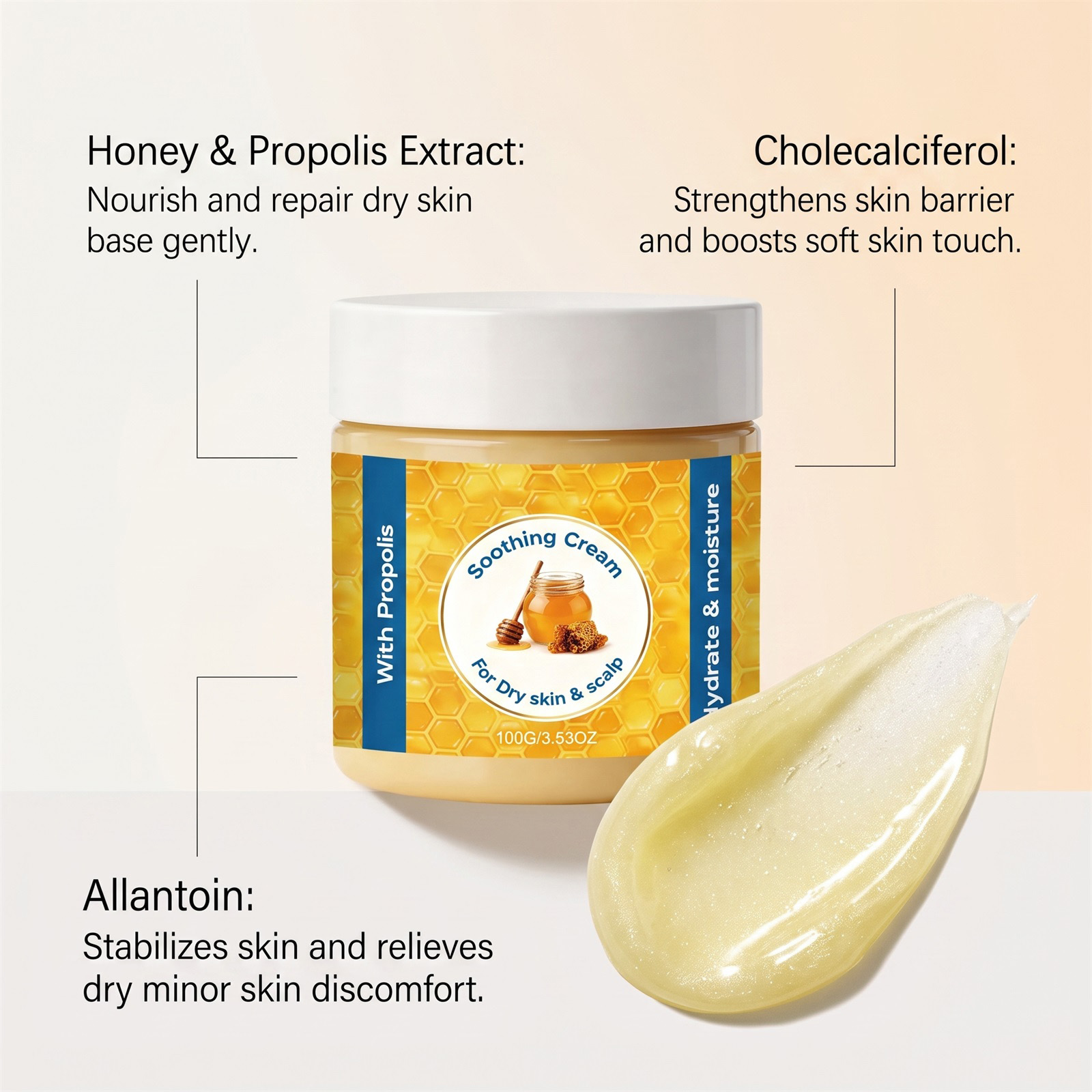 Moisturizing Balm Stick Honey  - Skincare Collagen 评论和价格
