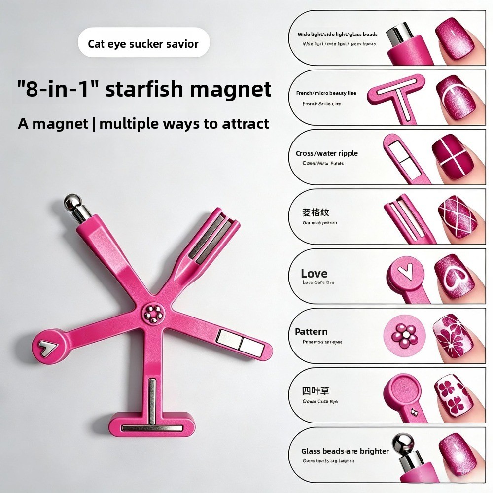 8 In 1 Starfish Cat Eye Magnet - Cucumber Cooling Gel 评论和价格